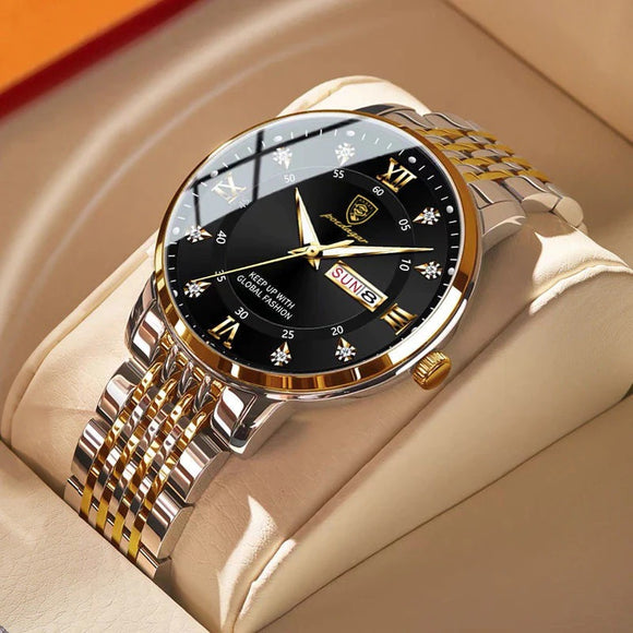 Men Stainless Steel Luxury Wrist Watch