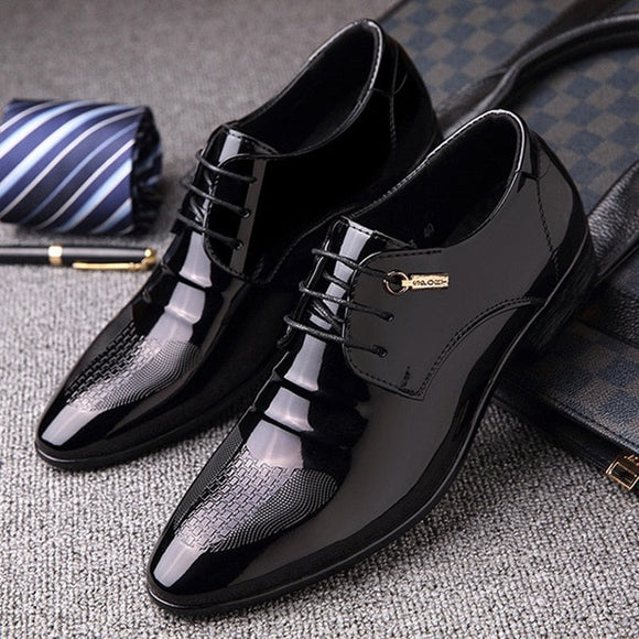 Classic Business Men Black Dress Shoes