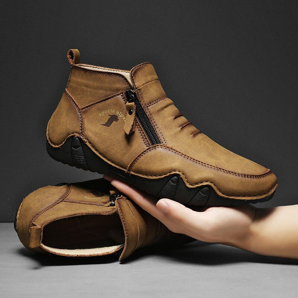 Hot Sale Men Handmade Ankle Boots