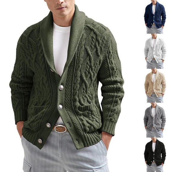 Classic Men Knitted Vintage Sweater