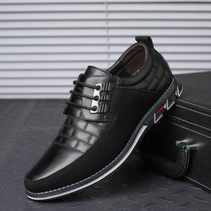 Fashion Big Size Oxfords Leather Men Fashion Casual Slip On Formal Business Dress Shoes