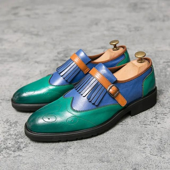 Men's Color Matching Business Shoes
