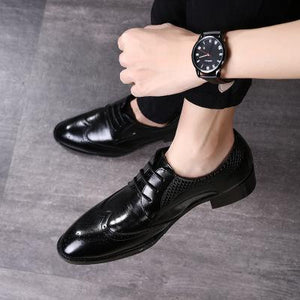 Shoes - Men's Fashion Casual Pointed Toe Formal Dress Shoes