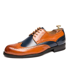 Men Leather British Bullock Formal Shoes