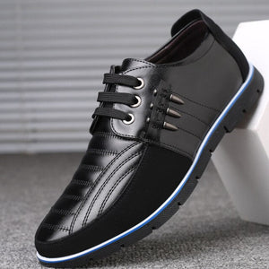 High Quality Leather Men Casual Flat Shoes