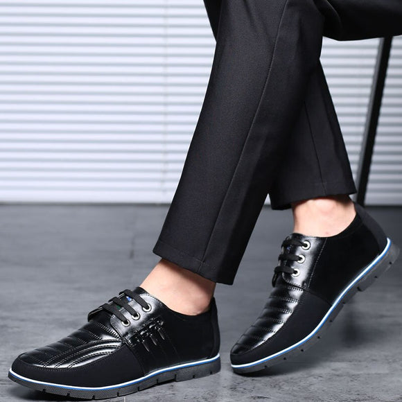 High Quality Leather Men Casual Flat Shoes
