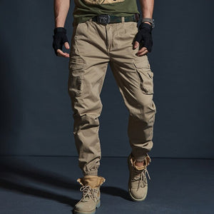 Cargo Pants Men Elasticity Multi-Pocket Military Pants