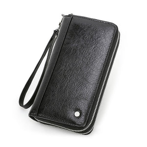 Genuine Leather Men's Wallet Clutch Bag