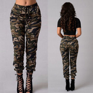 Fashion Plus Size Womens Camouflage Pants