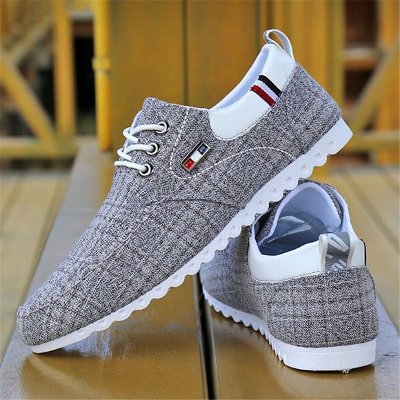 Men Sweat-Absorbant Breathable Casual Canvas Shoes
