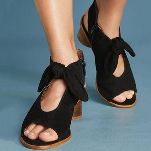 Fashion Women Peep Toe Chunky Sandals