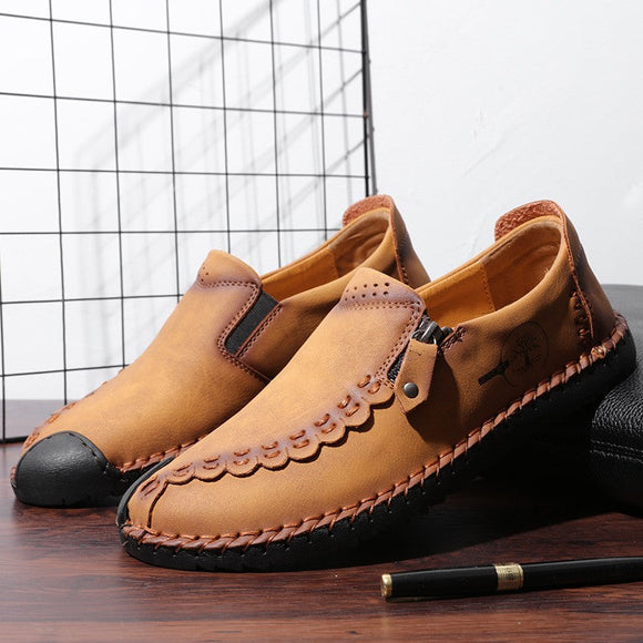 New Quality Leather Men's Flats Shoes