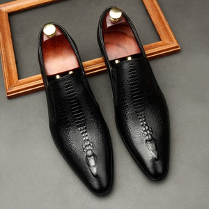 Handmade Genuine Leather Mens Wedding Oxford Shoes