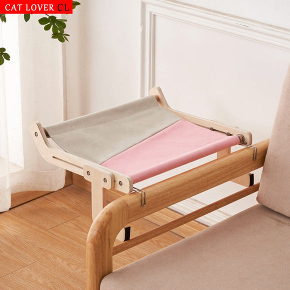 Indoor Washable Removable Wooden Cats Sleeping Bed