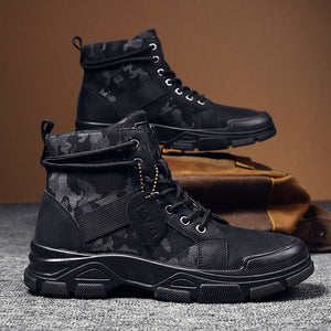 Men Camouflage Boots