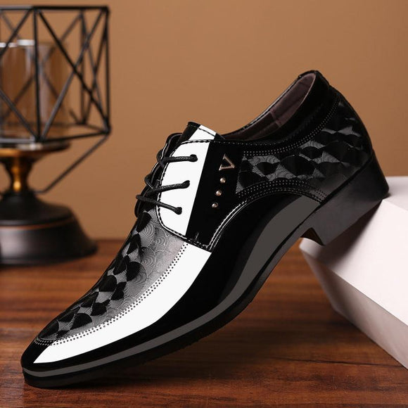Brand Design Leather Men Formal Office Shoes