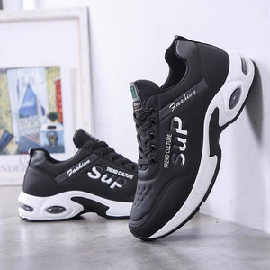 Leather Air Cushion Sneakers