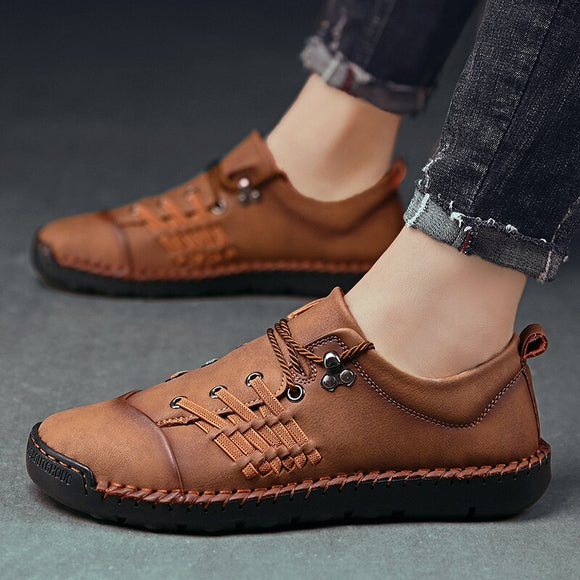 Men Comfortable Soft Walking Flats Non-slip Shoes