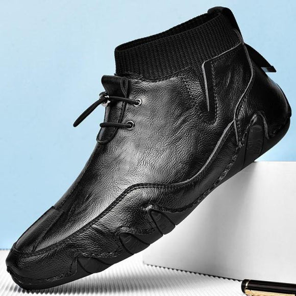 Luxury Handmade Genuine Leather Fashion Mens Boots