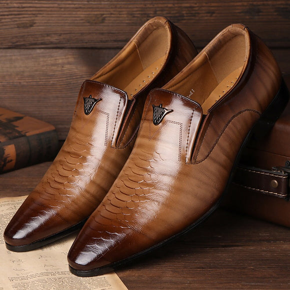 High Quality Retro Business Leather Shoes
