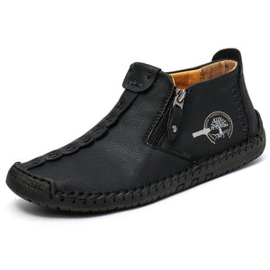 Men Vintage Leather Ankle Boots(Buy 2 Get 10% off, 3 Get 15% off )