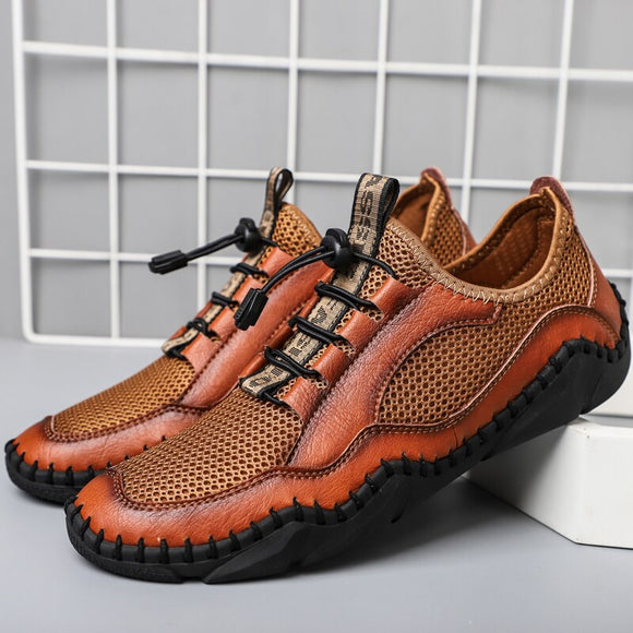 2021 New Men's Breathable Leather Sandals