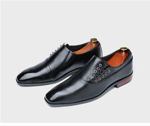 Men's Luxury Leather Comfortable Lace Up Dress Shoes