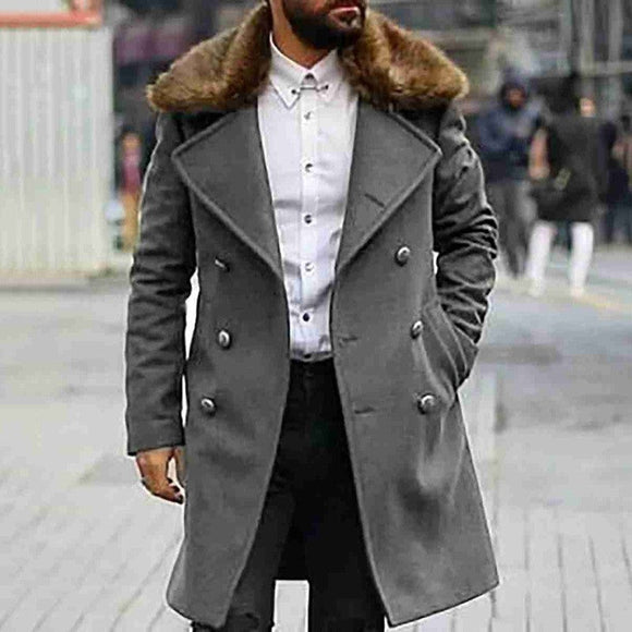 Mens Retro Wool Blend Coats