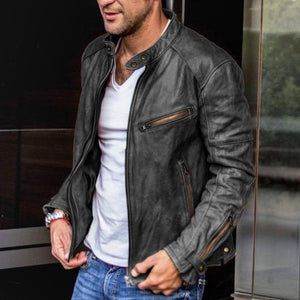 Fashion Mens Suede Leather Jackets