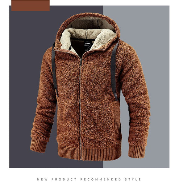 Warm Lamb Wool Solid Coat
