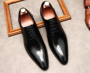 New Men Genuine Leather Oxford Shoes