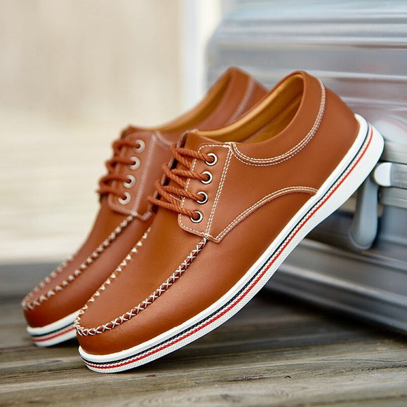 Luxury Fashion Men's Leather Casual Shoes