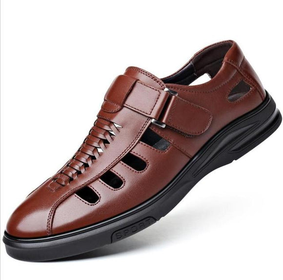 Genuine Leather Mens Busines Sandals