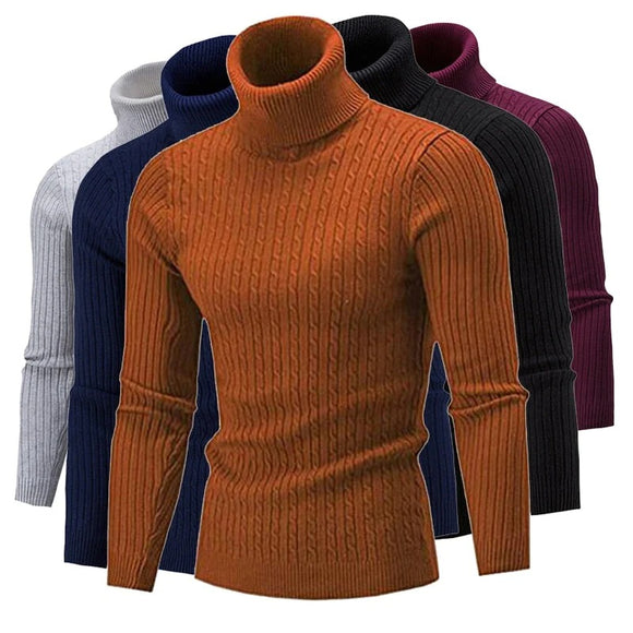 High Quality Men Turtleneck Sweater