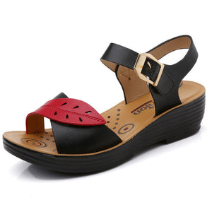 Summer Women Fashion Leather Sandal