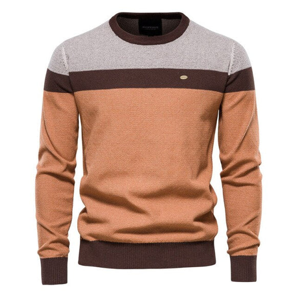 Mens O-neck High Quality Knitted Sweaters