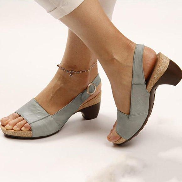 Fashion Women Buckle Casual Orthopedic Sandals