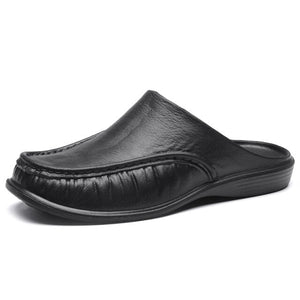 Men Fashion Leather Daily Slippers