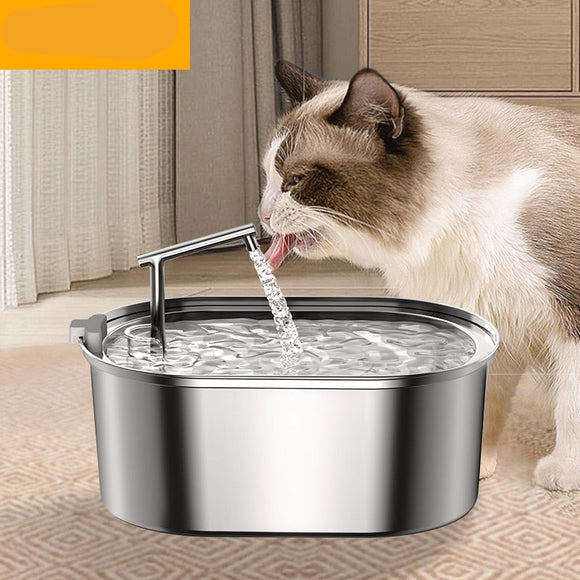 Stainless Steel Pet Automatic Water Fountain