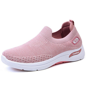 Women Air Cushion Pain Relief Orthopedic Flying Woven Socks Shoes