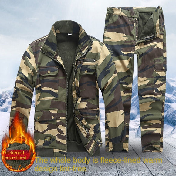 Men's Thick Warm Camouflage Suit