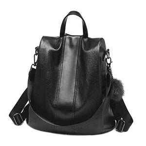 Women Vintage Leather Backpack