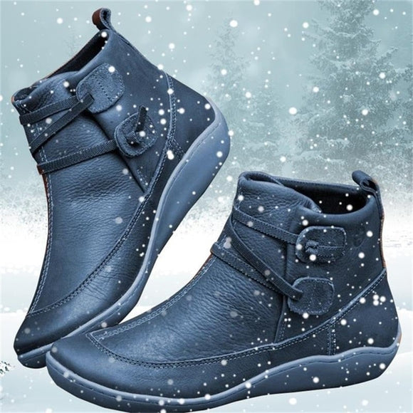 Winter Womens Short Velvet Ankle Boots